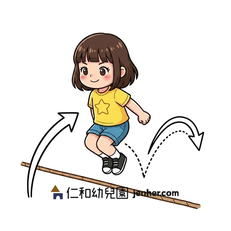 アクティビティ 5-25: 前跳び＆振り向かず後ろ跳び戻り